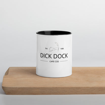 "Dick Dock" Provincetown Cape Cod Mug with Color Inside